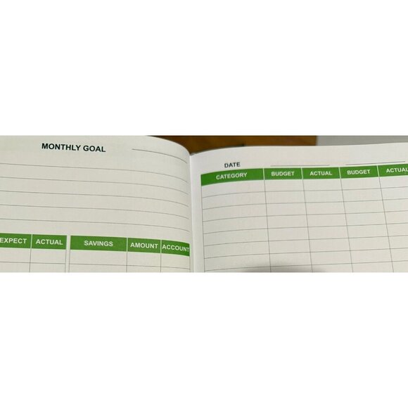 Budget Planner, UpUGo Monthly Accounts Book and B5 (6.97×10.04Inch), Rosegold - Picture 5 of 9